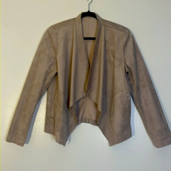 BB Dakota | Teagan reversible faux leather suede jacket Womens size S open front - Picture 7 of 11